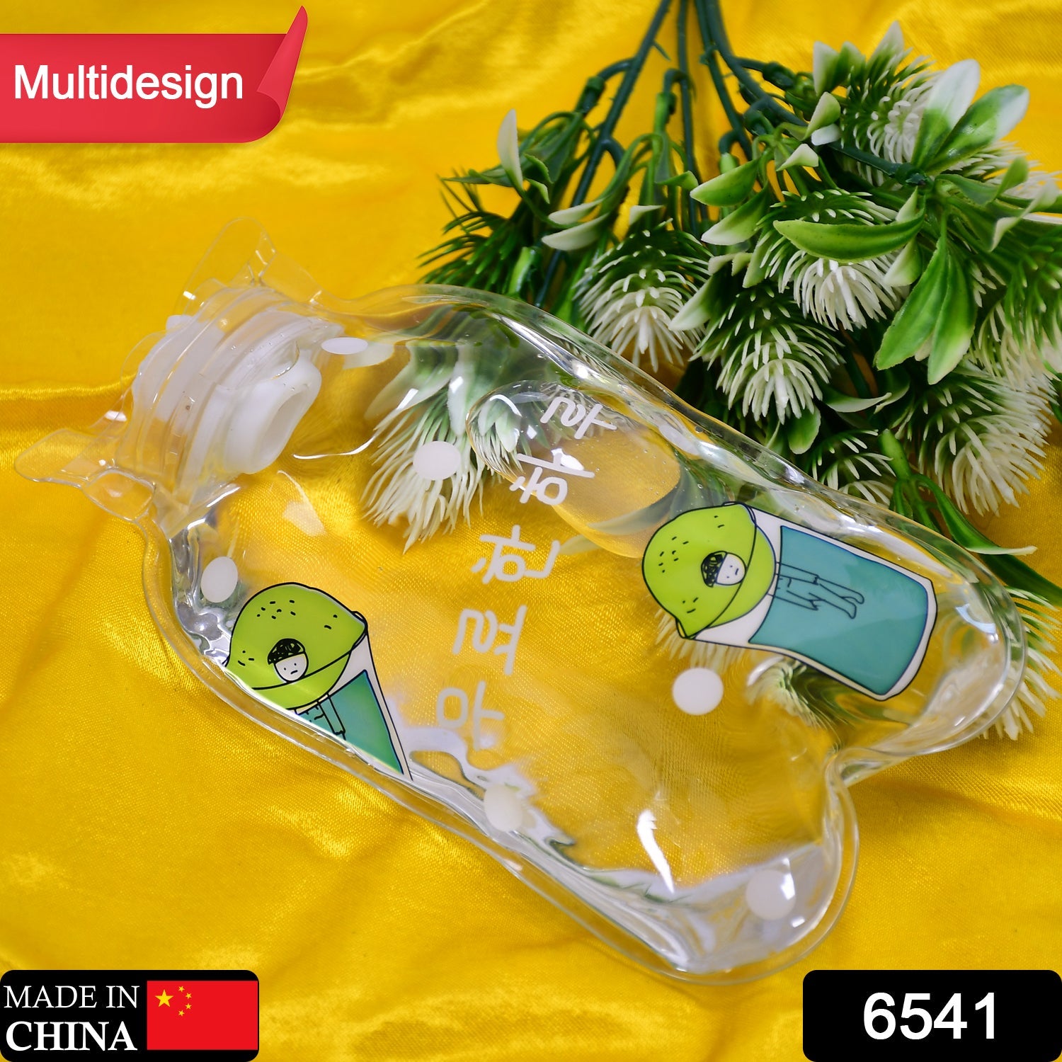 6541 TRANSPARENT MULTI DESIGN SMALL HOT WATER BAG WITH COVER FOR PAIN RELIEF, NECK, SHOULDER PAIN AND HAND, FEET WARMER, MENSTRUAL CRAMPS. DeoDap 6541 TRANSPARENT MULTI DESIGN SMALL HOT WATER BAG WITH COVER FOR PAIN RELIEF, NECK, SHOULDER PAIN AND HAND, FEET WARMER, MENSTRUAL CRAMPS. DeoDap